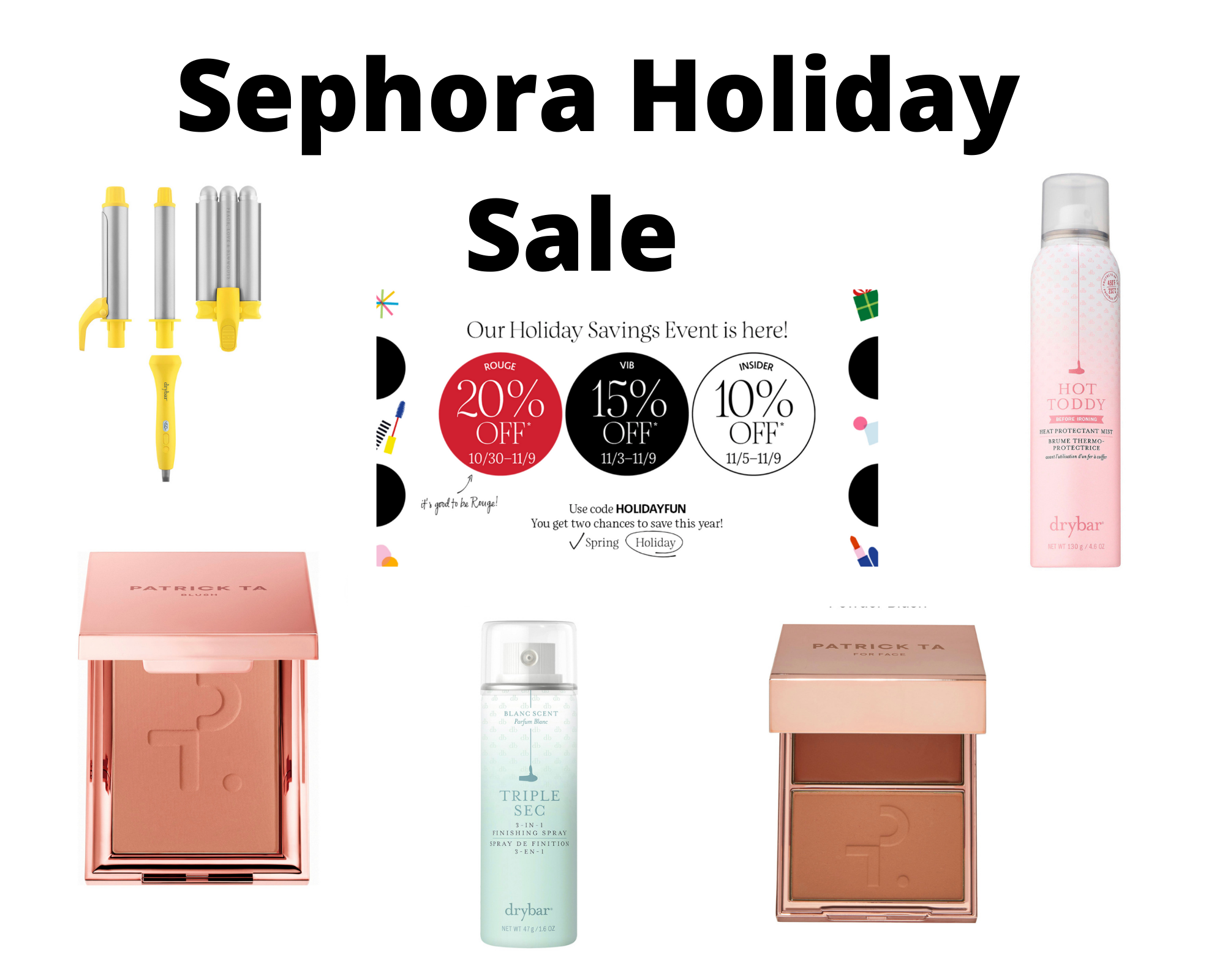 Sephora Holiday Sale Purchases